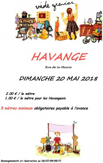 Vide grenier 2018