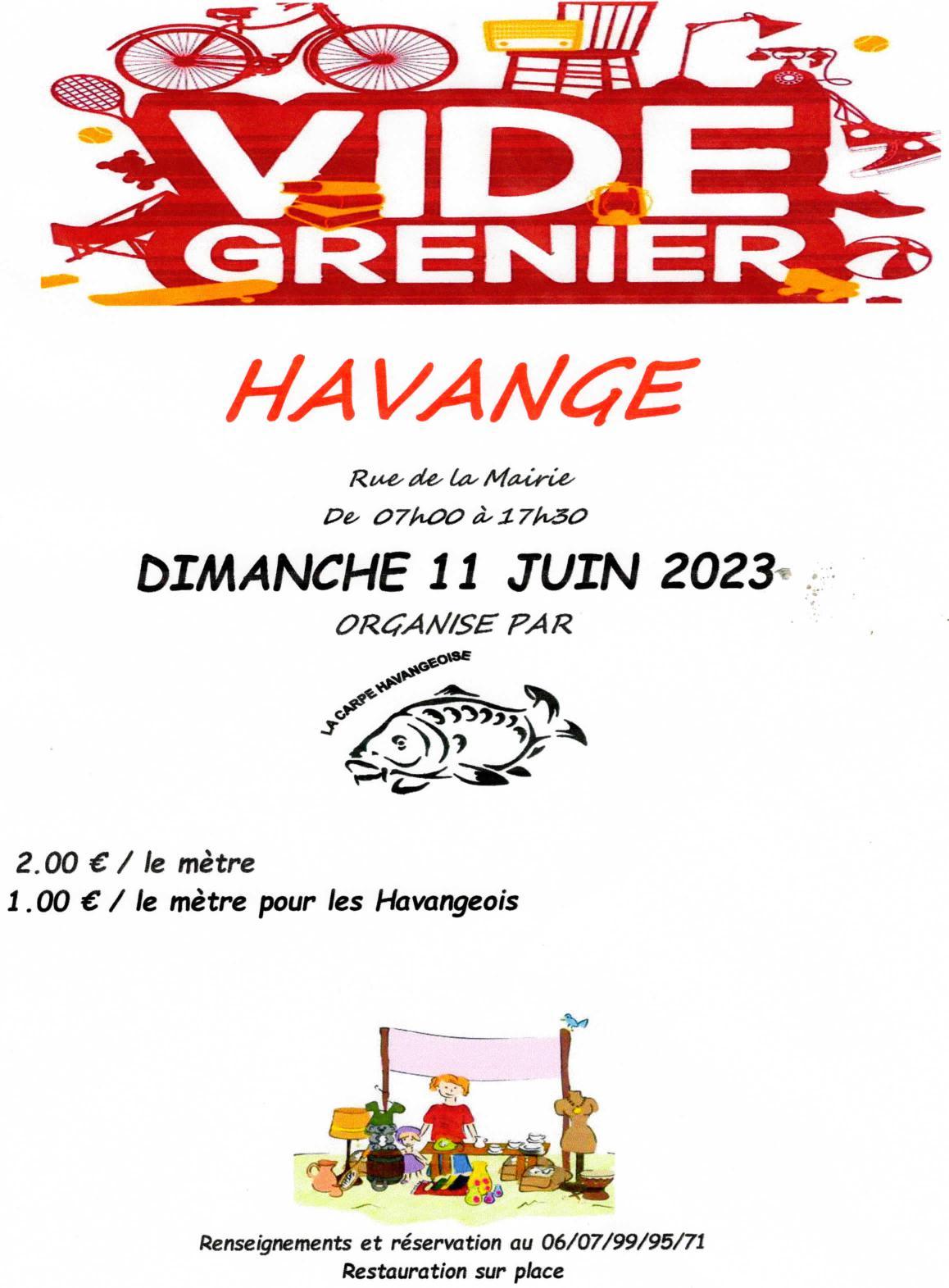 Vide grenier 2023